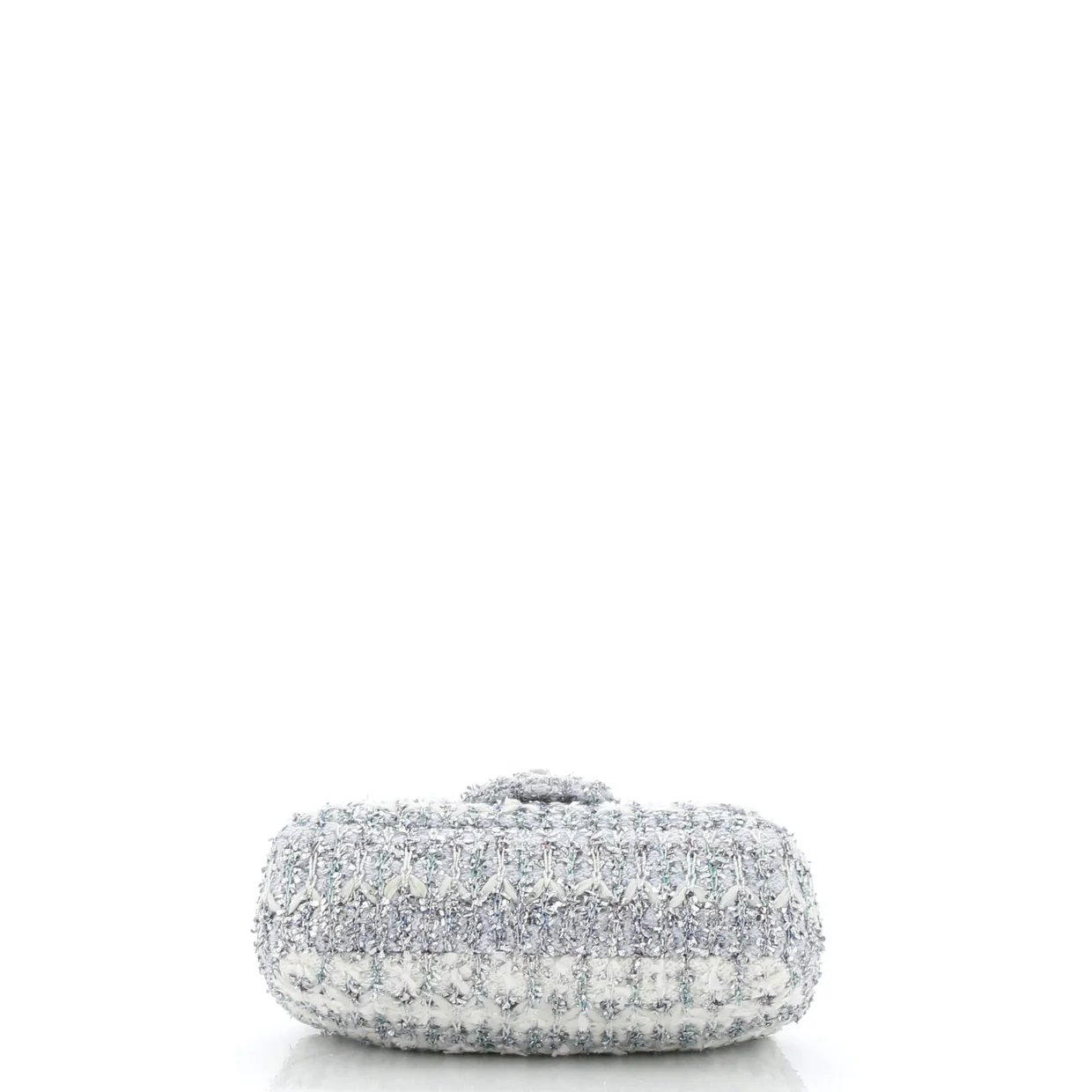 Classic Single Flap Bag Quilted Tweed and Ribbon Mini - Deep Luxury