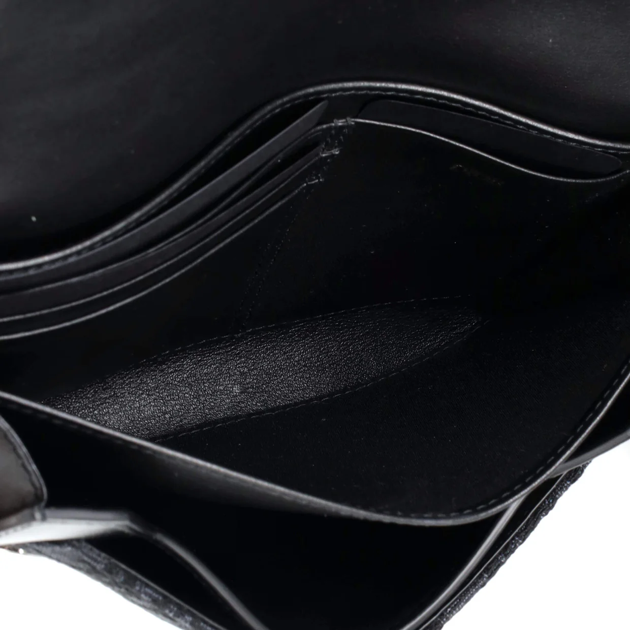 Elite Shoulder Pouch Oblique Canvas and Calfskin - Deep Luxury