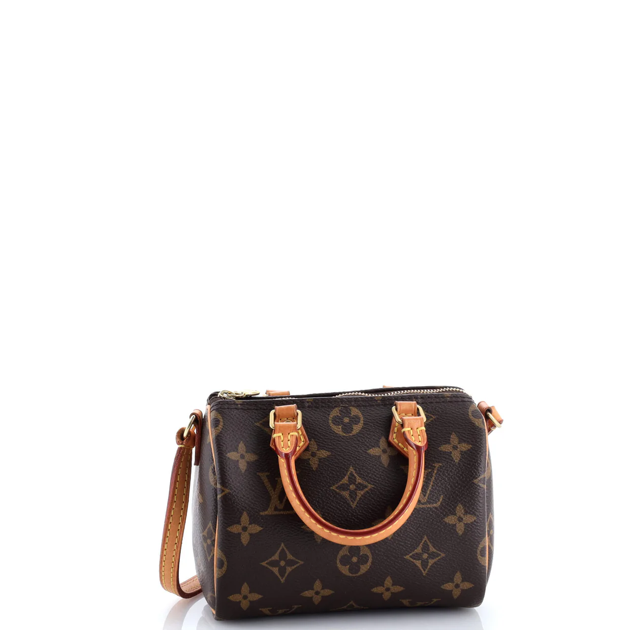 Speedy Bandouliere Bag Monogram Canvas Nano - Deep Luxury