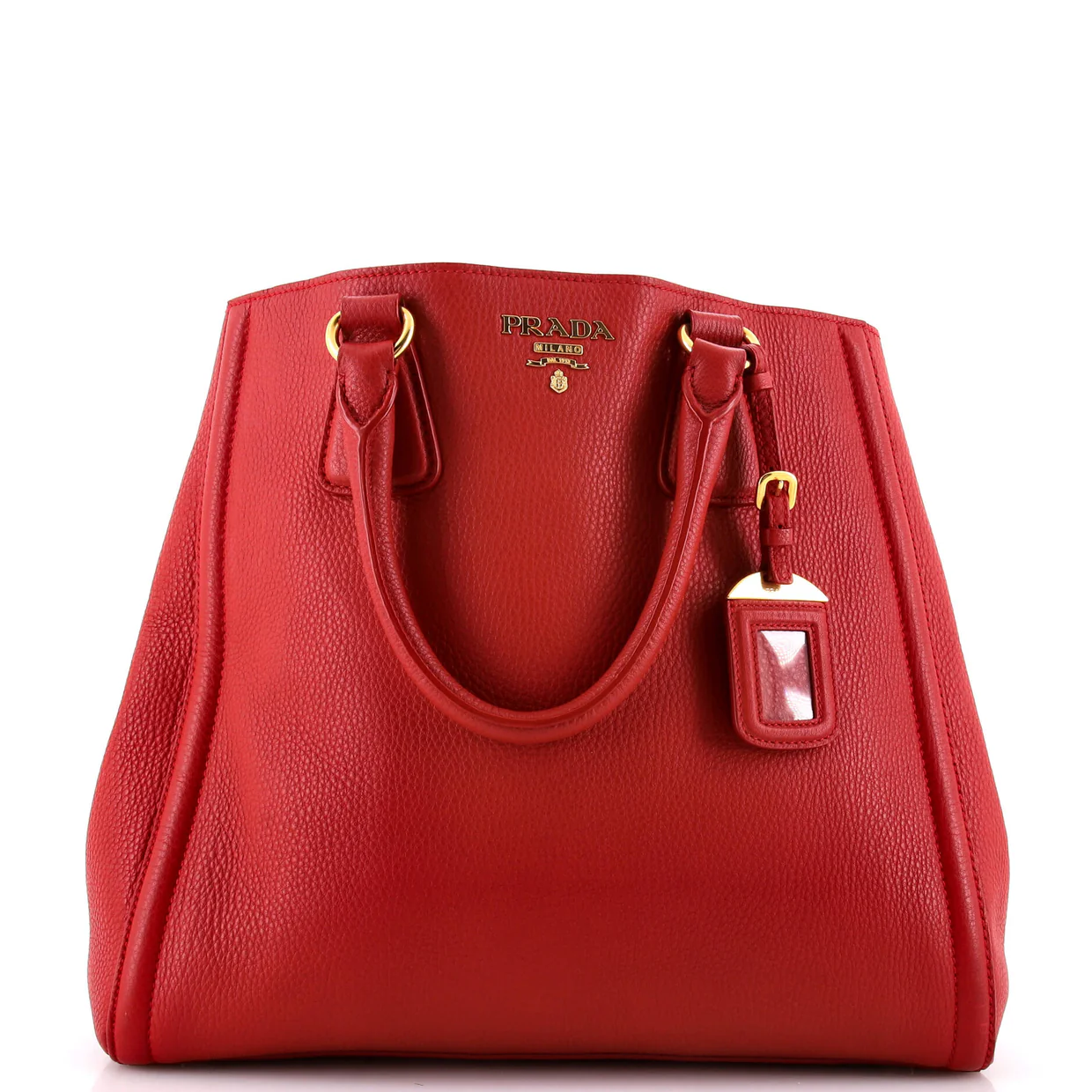 Shopping Tote Vitello Daino Large - Deep Luxury