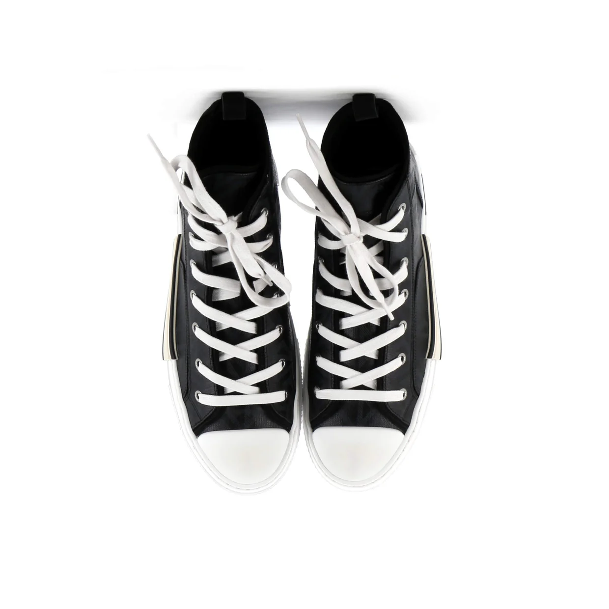 Men's B23 High-Top Sneakers CD Diamond Coated Canvas - Deep Luxury
