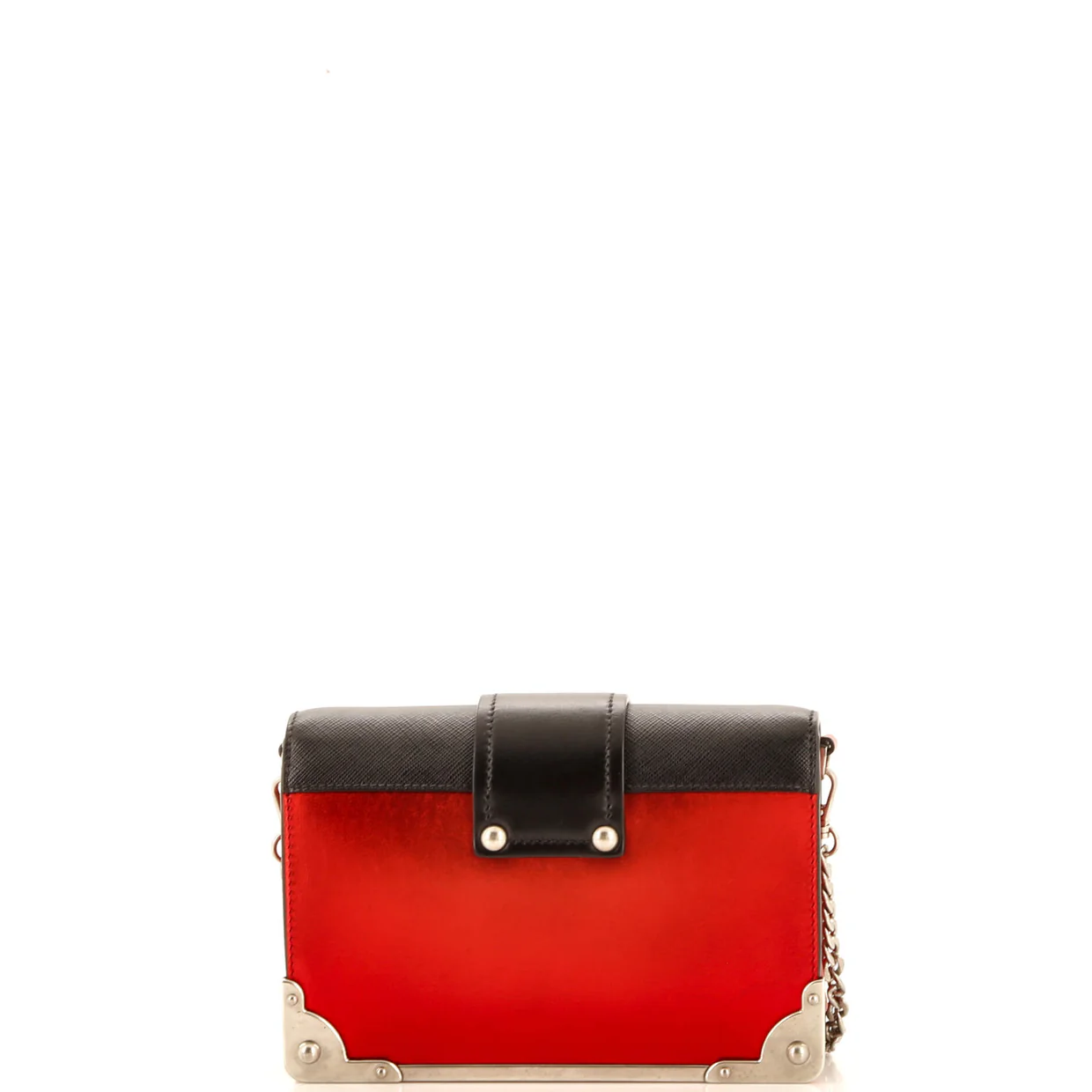 Cahier Chain Crossbody Bag City Calf and Saffiano Small - Deep Luxury