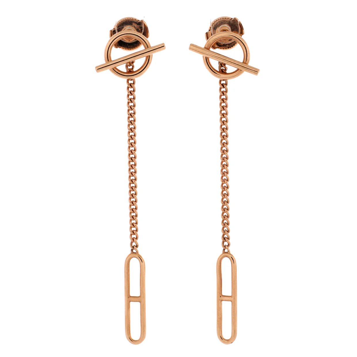 Echappee Drop Earrings 18K Rose Gold - Deep Luxury