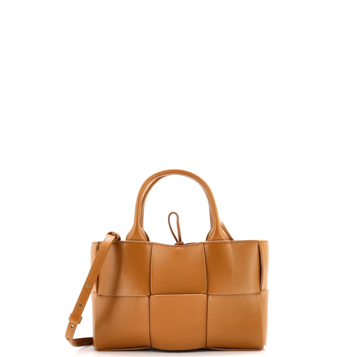 Arco Tote Maxi Intrecciato Leather Small - Deep Luxury