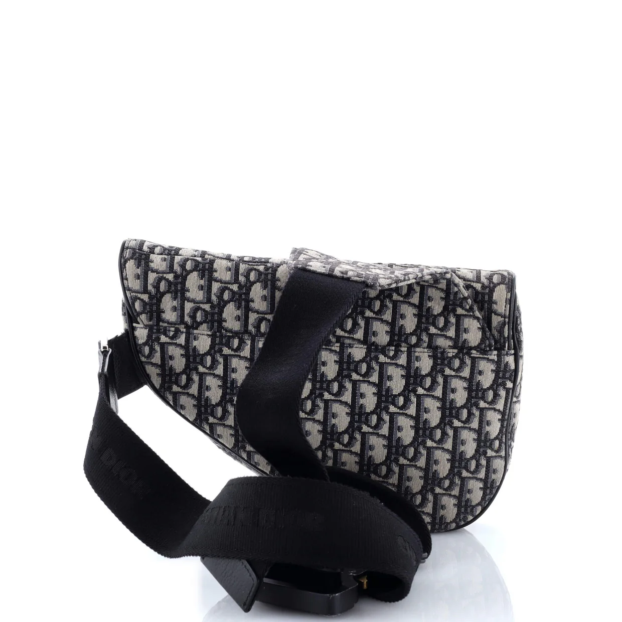 Saddle Crossbody Bag Oblique Canvas - Deep Luxury