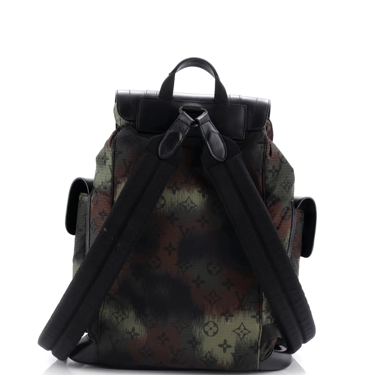 Christopher Backpack Limited Edition Camouflage Monogram Nylon with Leather PM - Deep Luxury