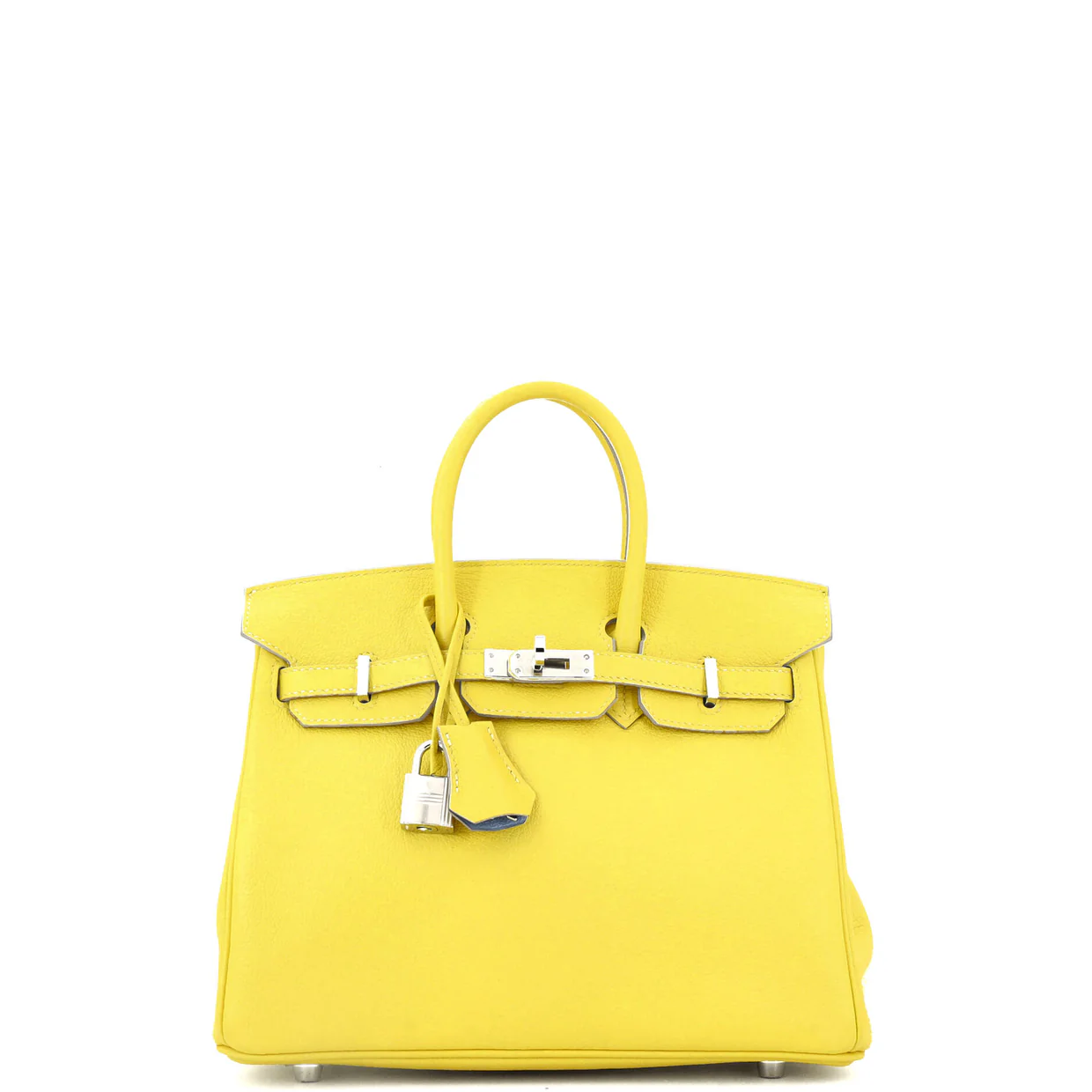 Birkin Handbag Verso Novillo with Palladium Hardware 25 - Deep Luxury