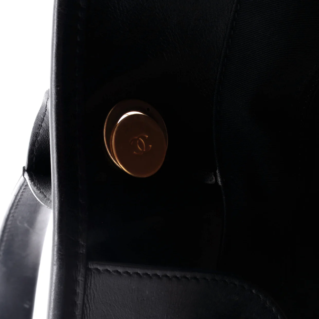 Deauville Tote Embellished Shiny Calfskin Medium - Deep Luxury