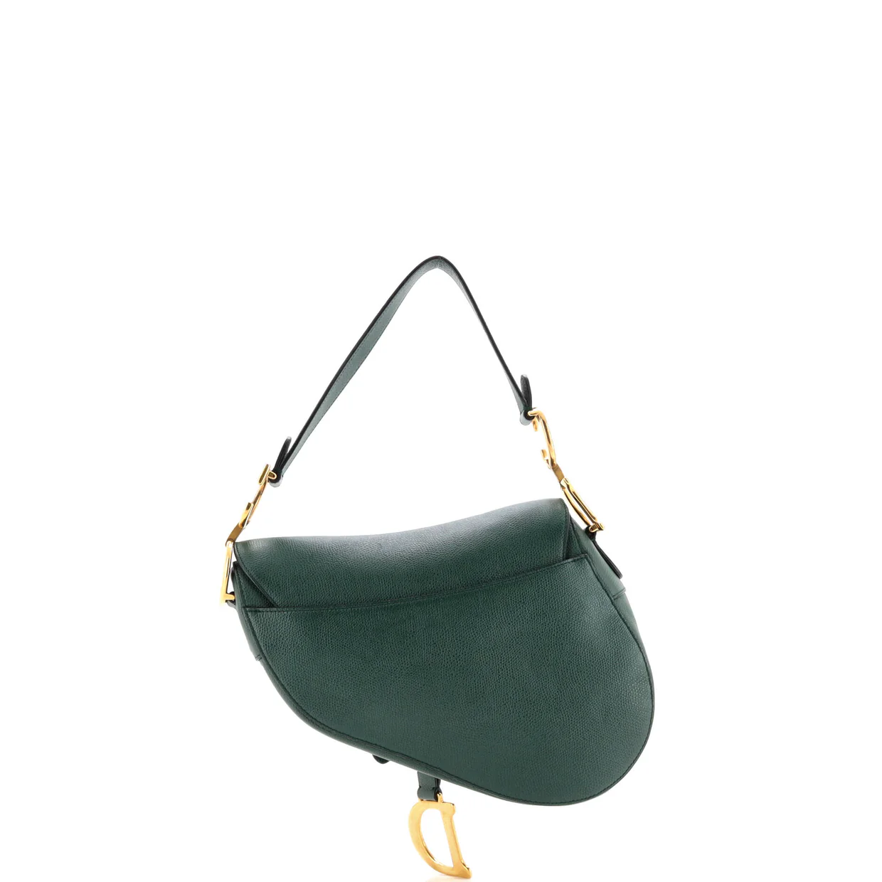 Saddle Handbag Leather Medium - Deep Luxury