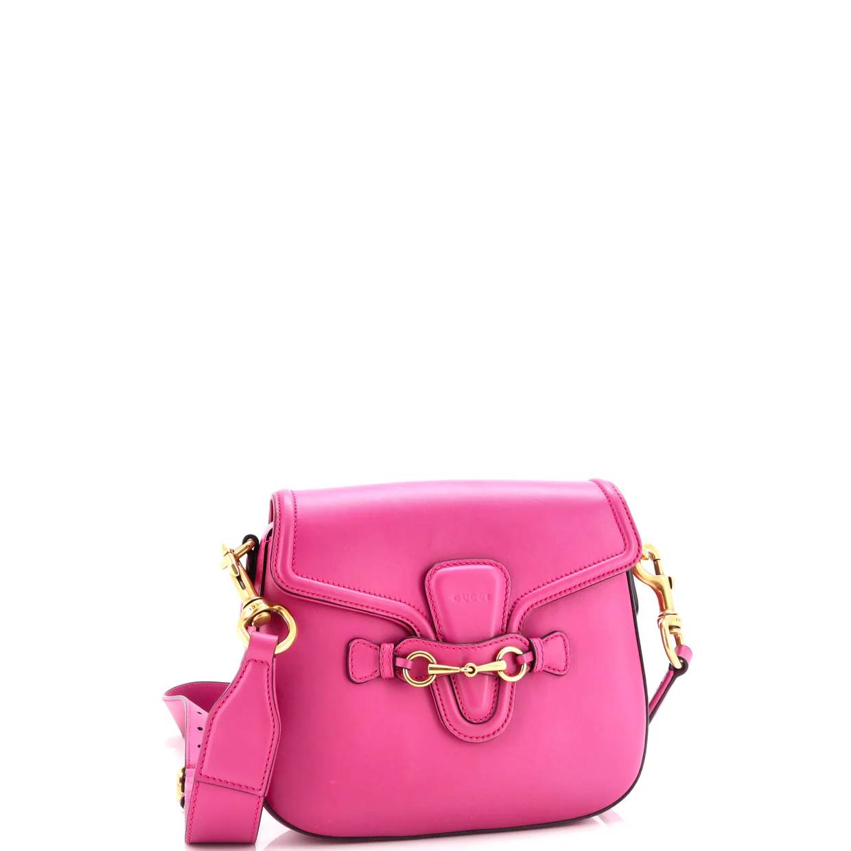 Lady Web Shoulder Bag Leather Medium - Deep Luxury