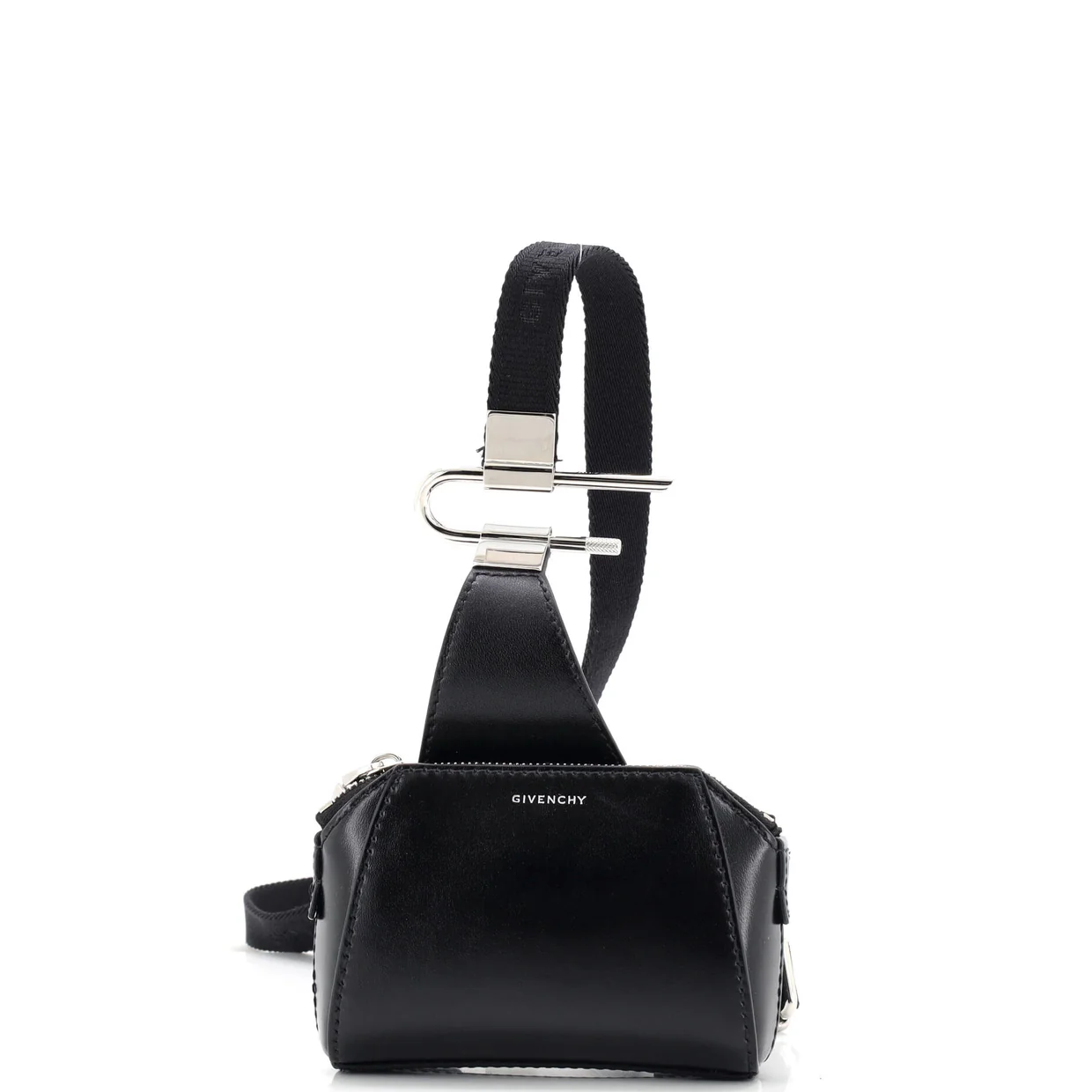 Antigona U Crossbody Bag Leather Mini - Deep Luxury