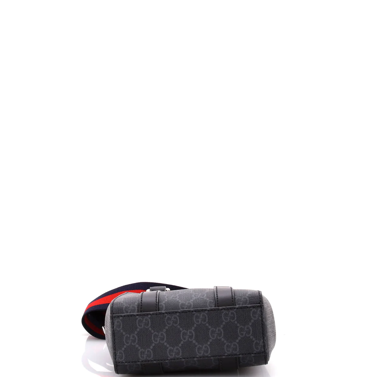 Convertible Web Open Tote GG Coated Canvas Mini - Deep Luxury