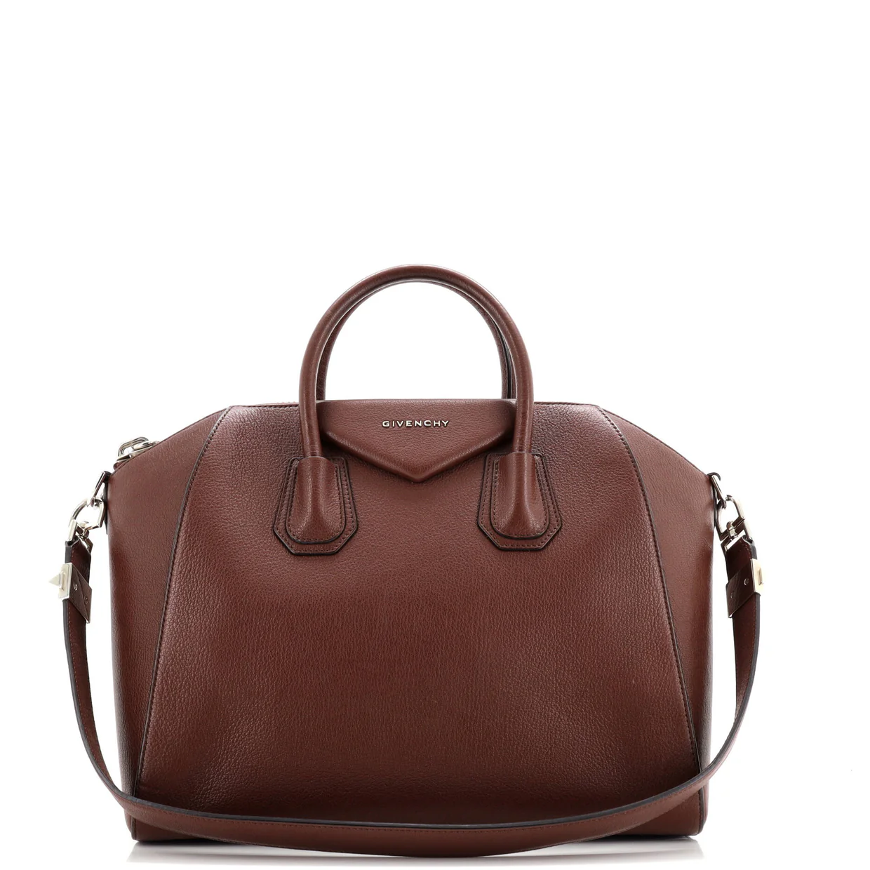 Antigona Bag Leather Medium - Deep Luxury