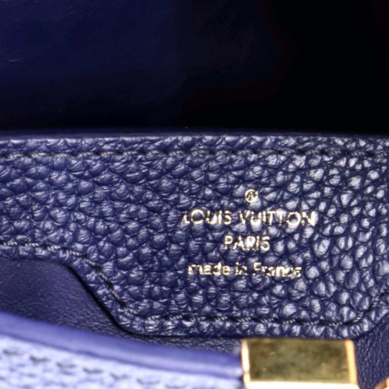 Capucines Bag Leather with Python PM - Deep Luxury