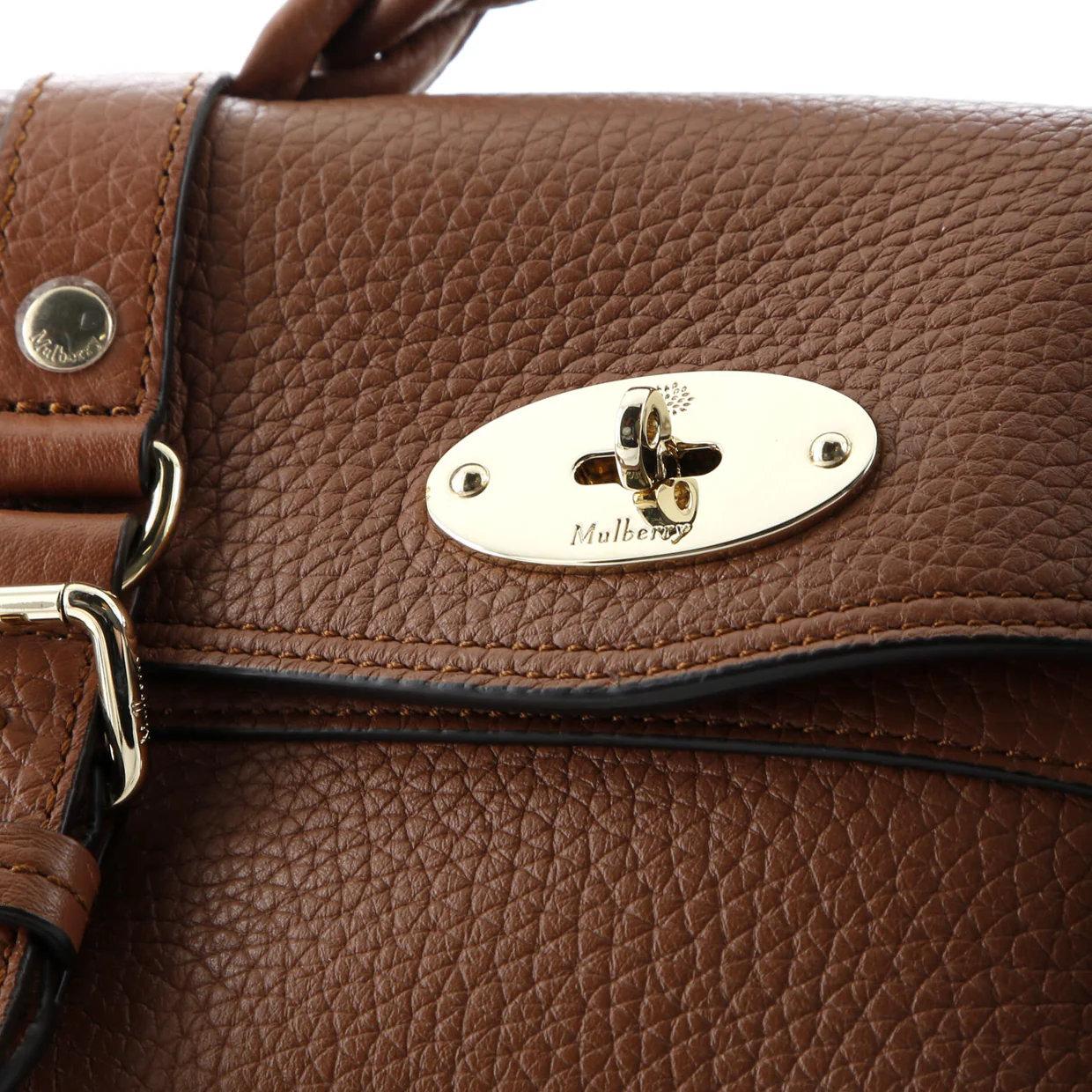 Alexa Satchel NM Leather Mini - Deep Luxury