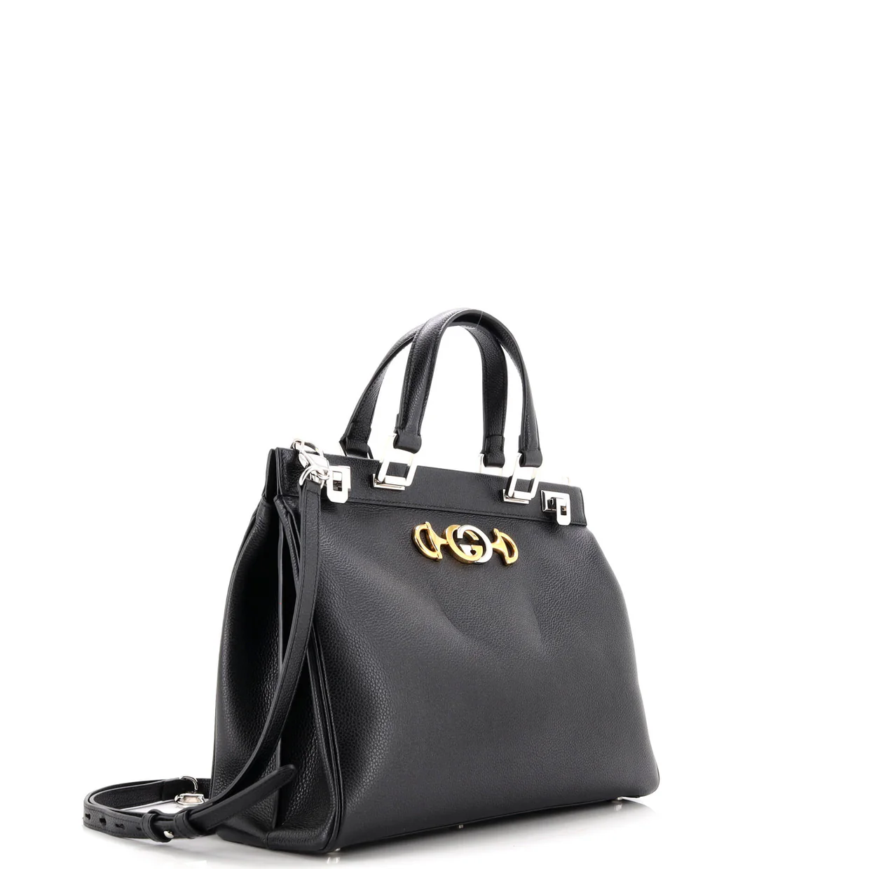 Zumi Top Handle Bag Leather Medium - Deep Luxury