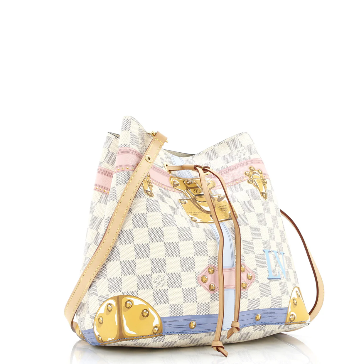 NeoNoe Handbag Limited Edition Damier Summer Trunks - Deep Luxury