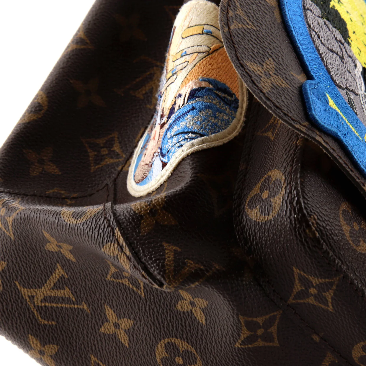 Cindy Sherman Camera Messenger Bag Patch Embellished Monogram Canvas - Deep Luxury