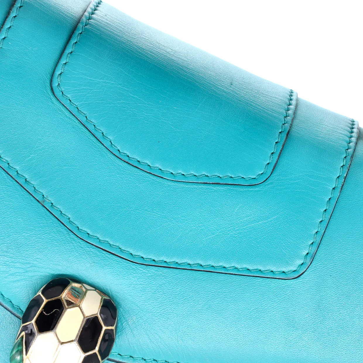 Serpenti Forever Top Handle Bag Leather Small - Deep Luxury