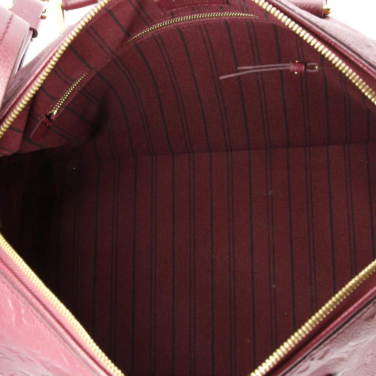 Speedy Bandouliere Bag Monogram Empreinte Leather 30 - Deep Luxury