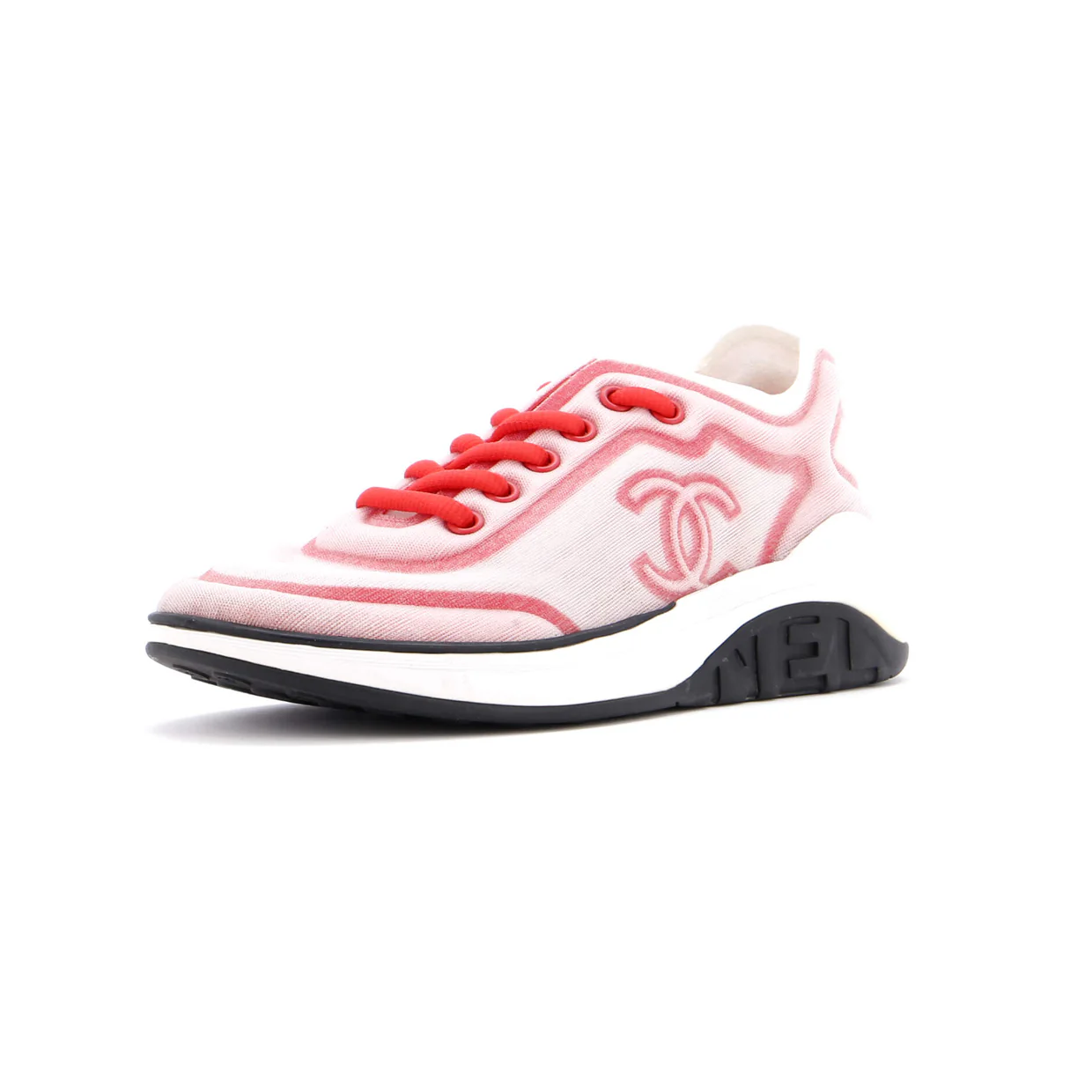 Women's CC Low-Top Sneakers Mesh Lycra - Deep Luxury