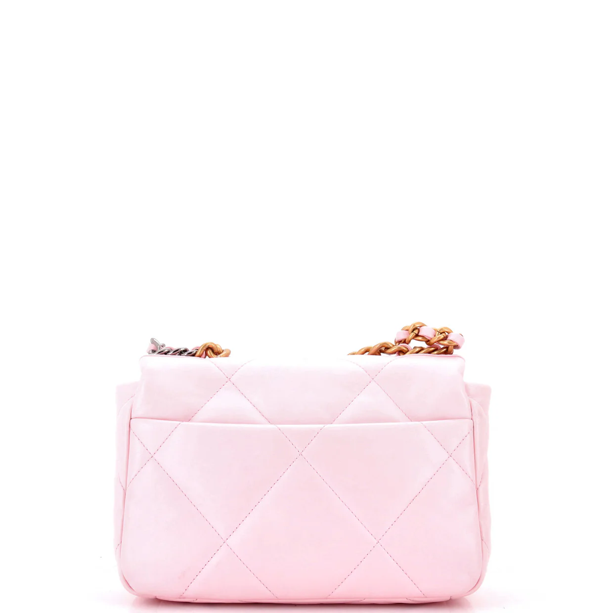 19 Flap Bag Quilted Leather Medium - Deep Luxury