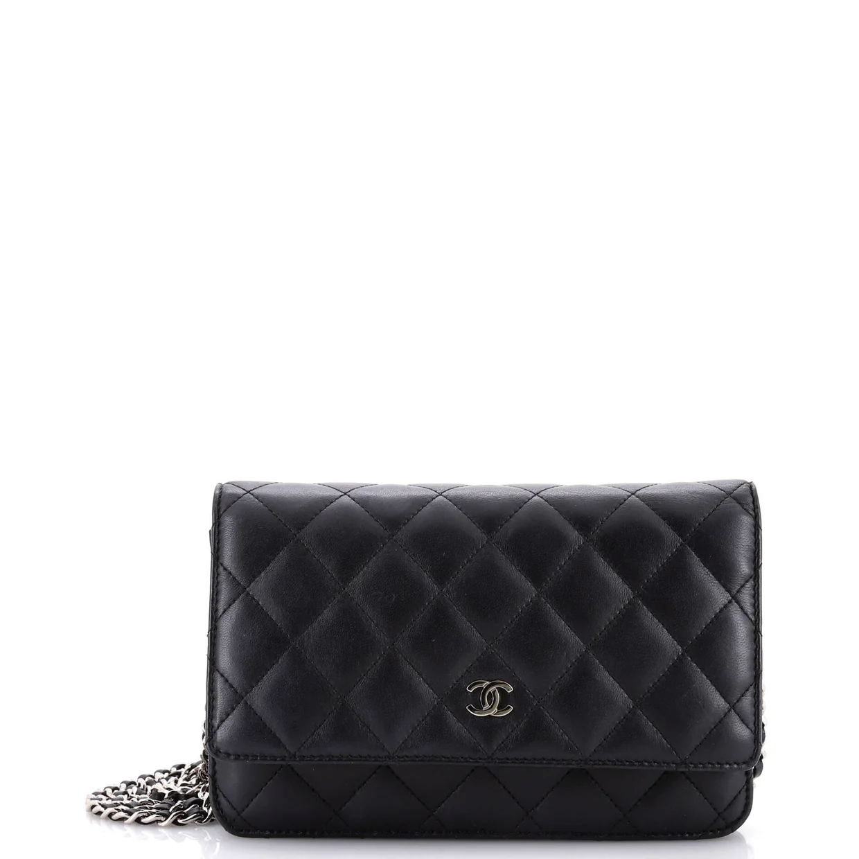 Wallet on Chain Quilted Lambskin - Deep Luxury