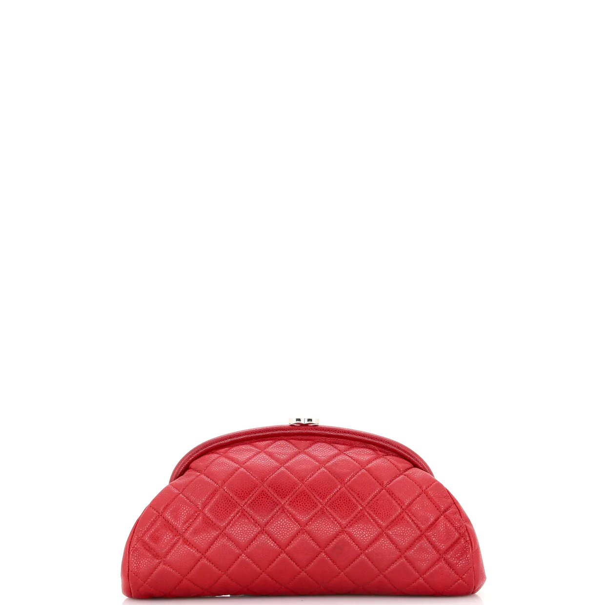 Timeless Clutch Quilted Caviar - Deep Luxury