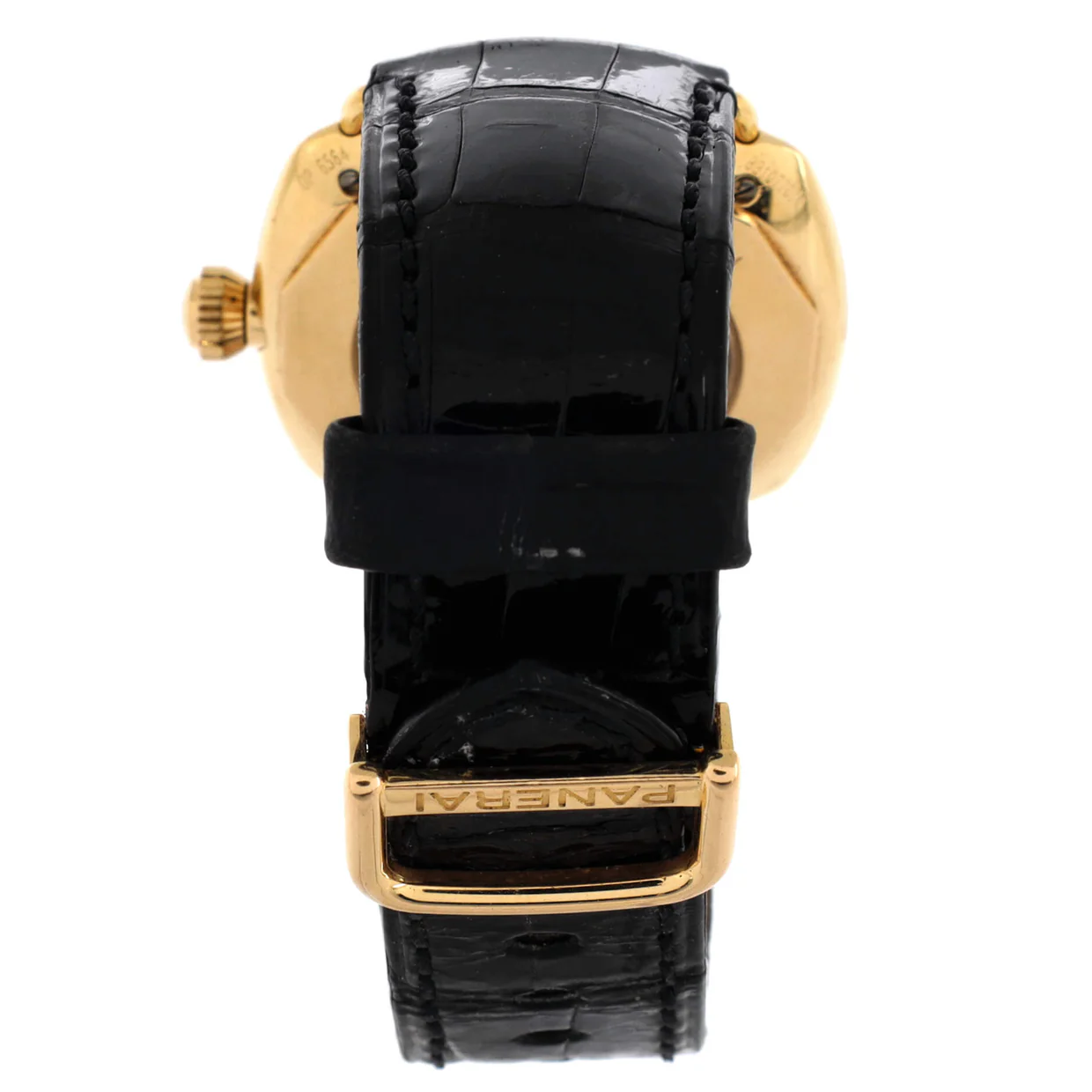Radiomir Automatic Watch Yellow Gold and Alligator with Diamond Markers 40 - Deep Luxury