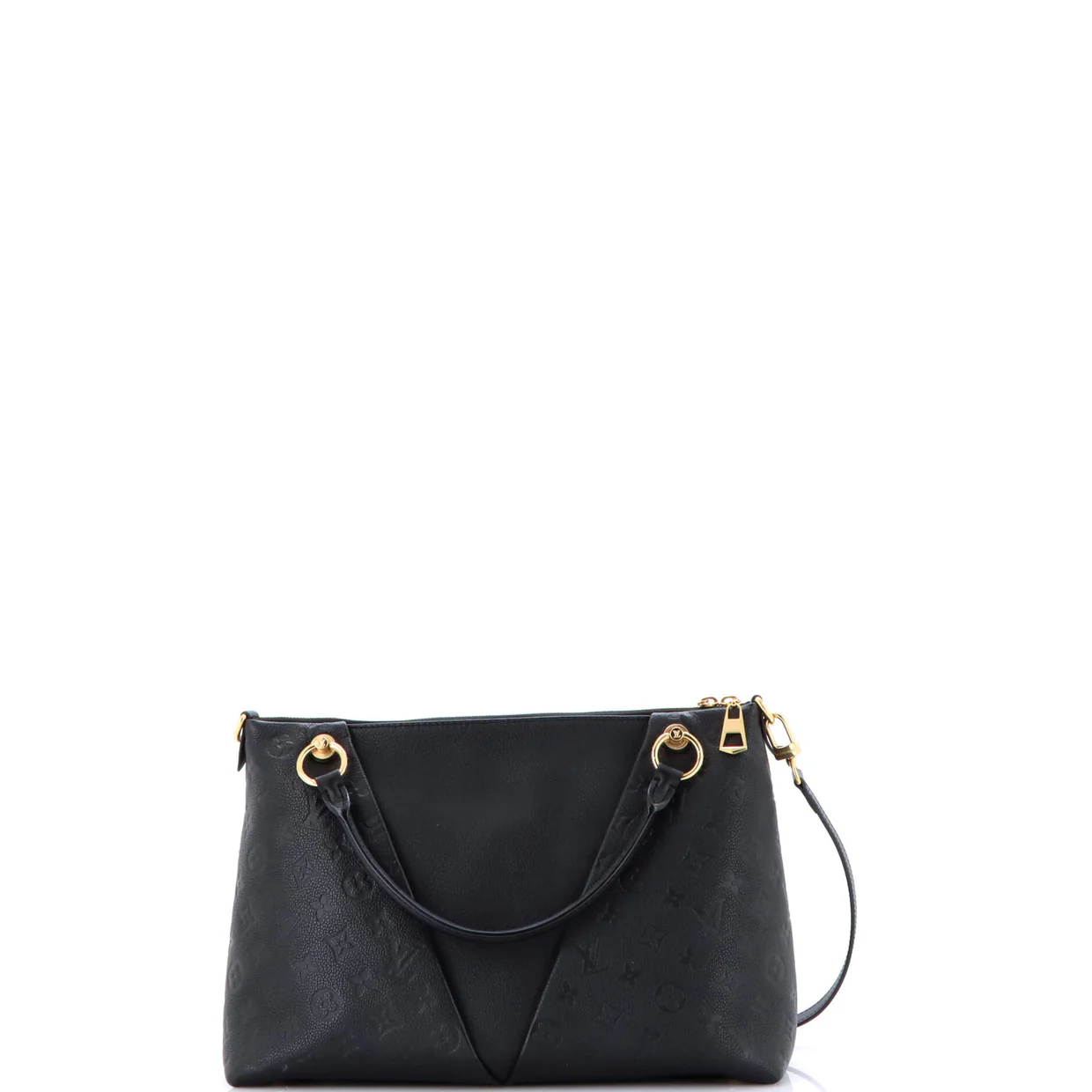 V Tote Monogram Empreinte Leather MM - Deep Luxury
