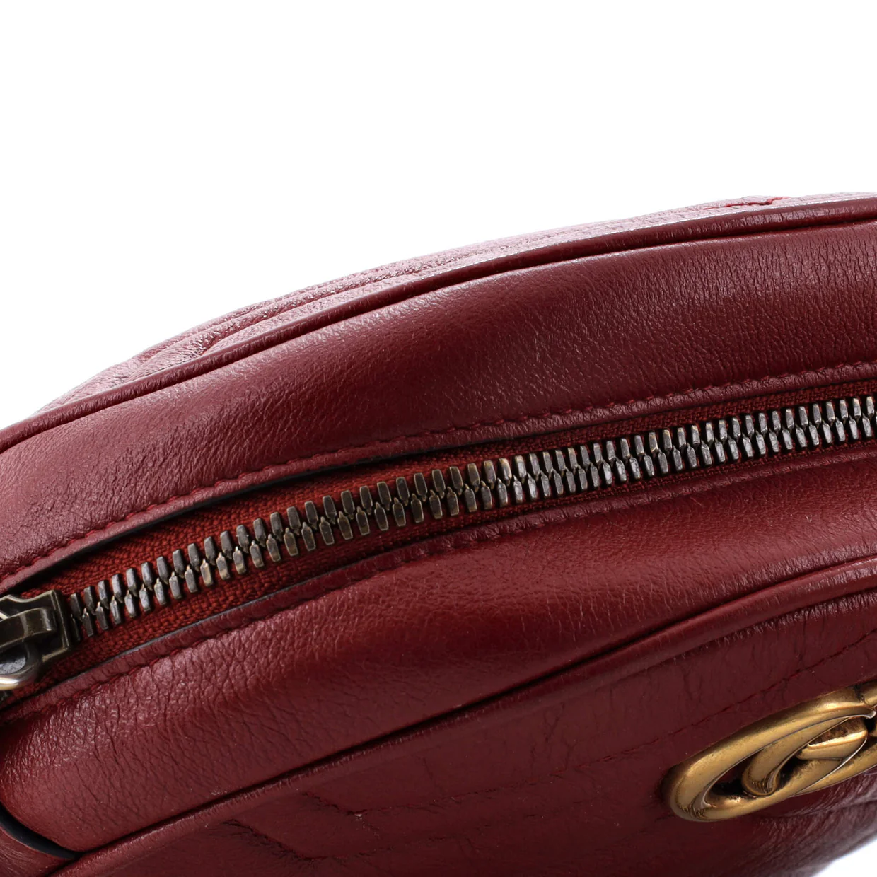 GG Marmont Round Shoulder Bag Matelasse Leather Mini - Deep Luxury