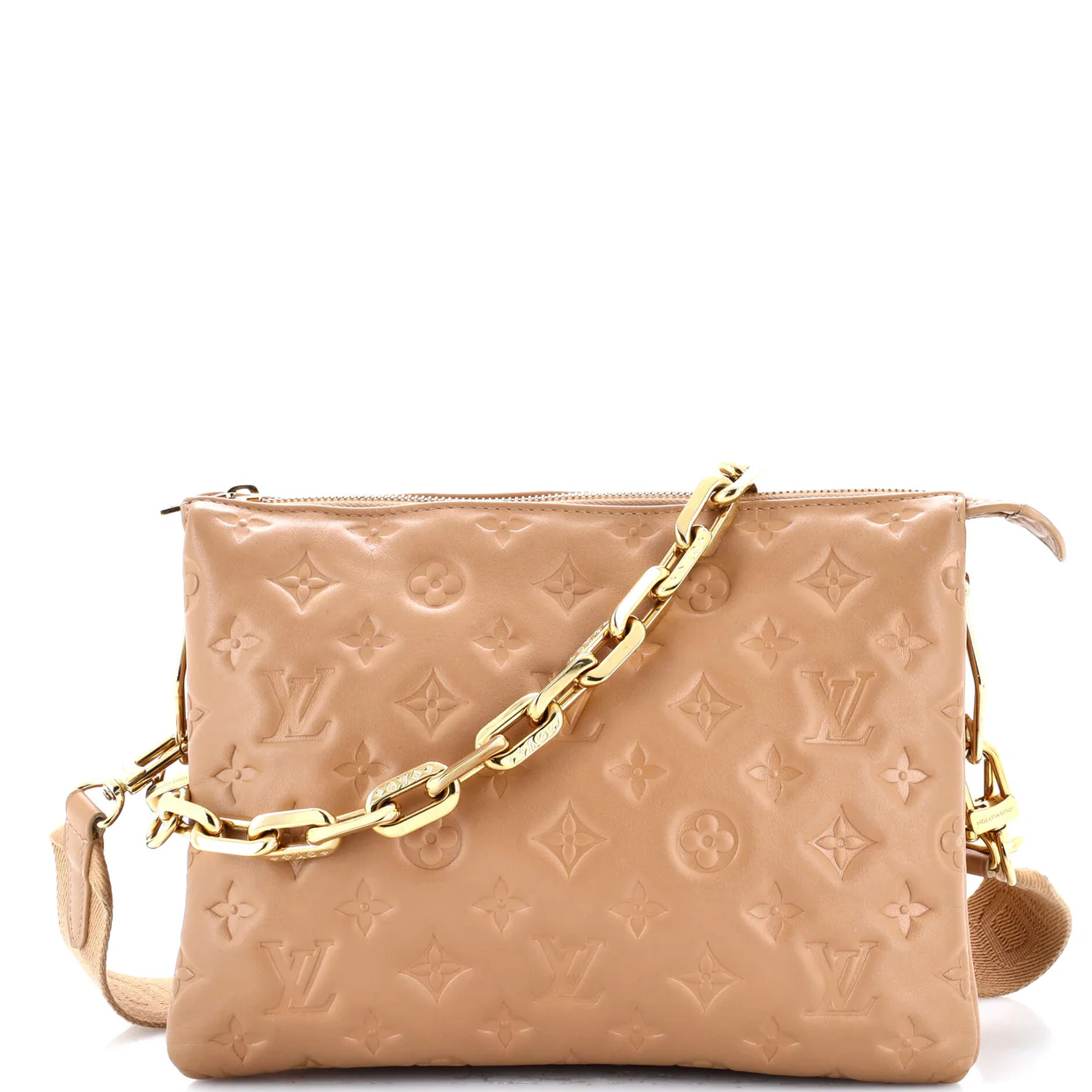 Coussin Bag Monogram Embossed Lambskin PM - Deep Luxury