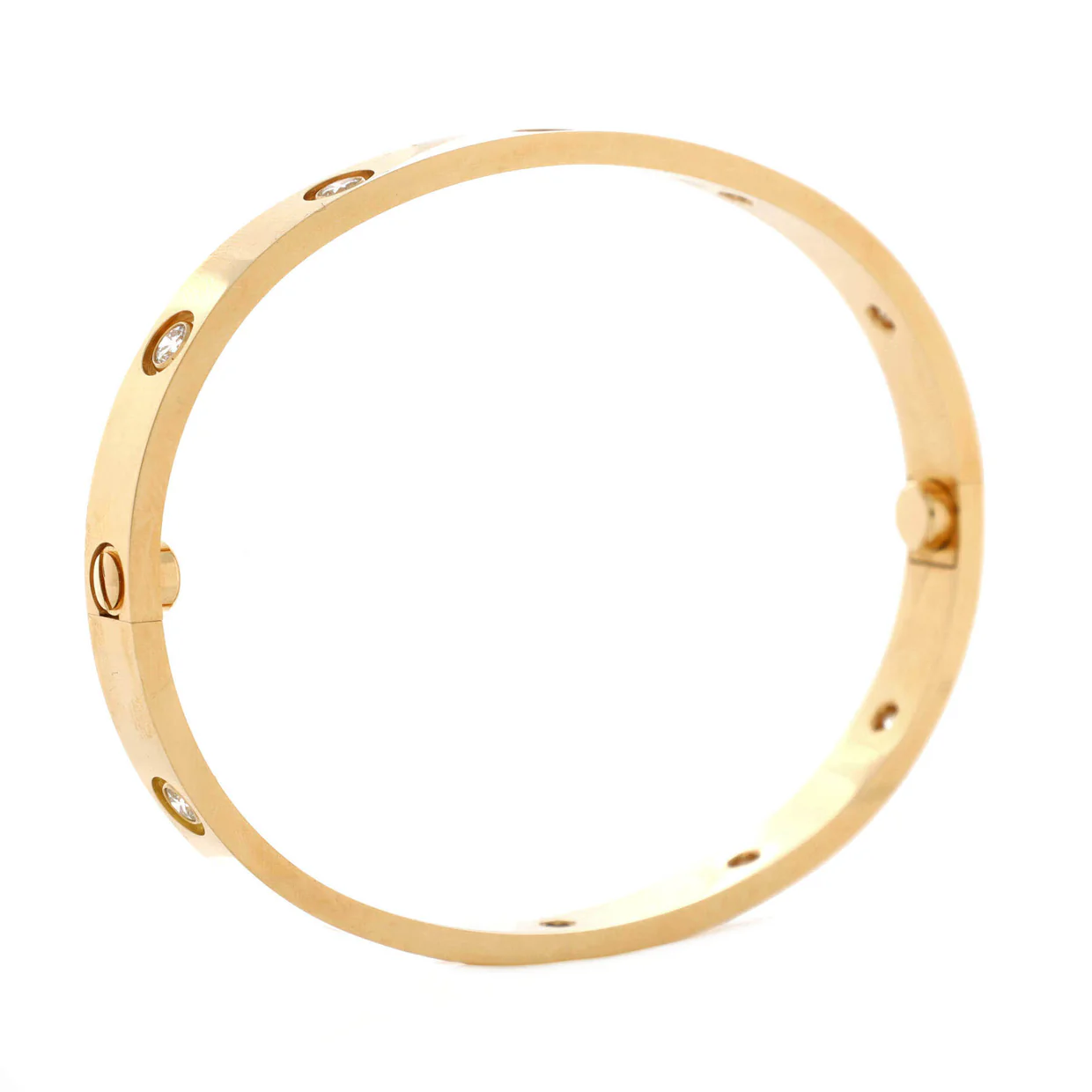 Love 10 Diamond Bracelet 18K Yellow Gold with Diamonds - Deep Luxury
