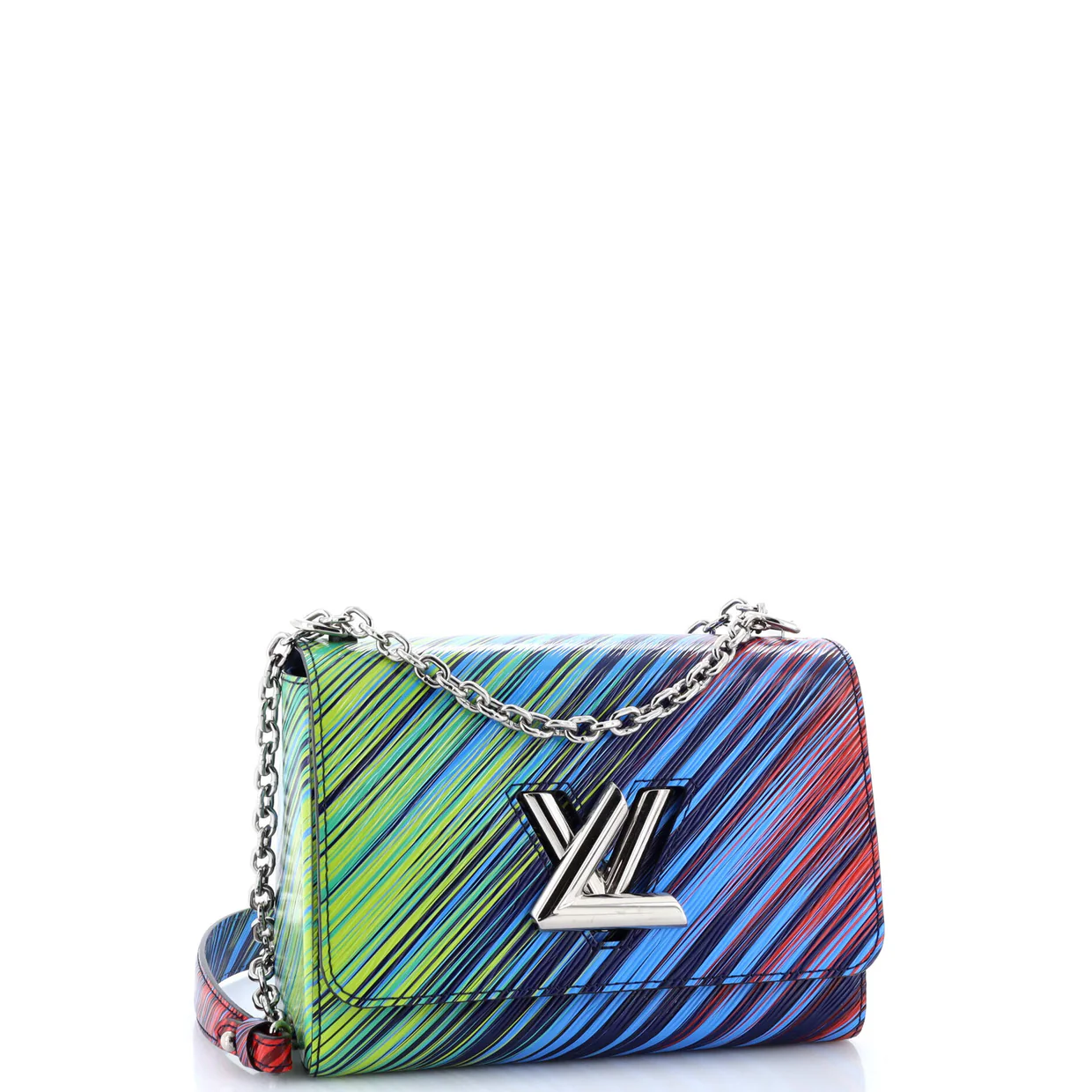 Twist Handbag Limited Edition Print Epi Leather MM - Deep Luxury