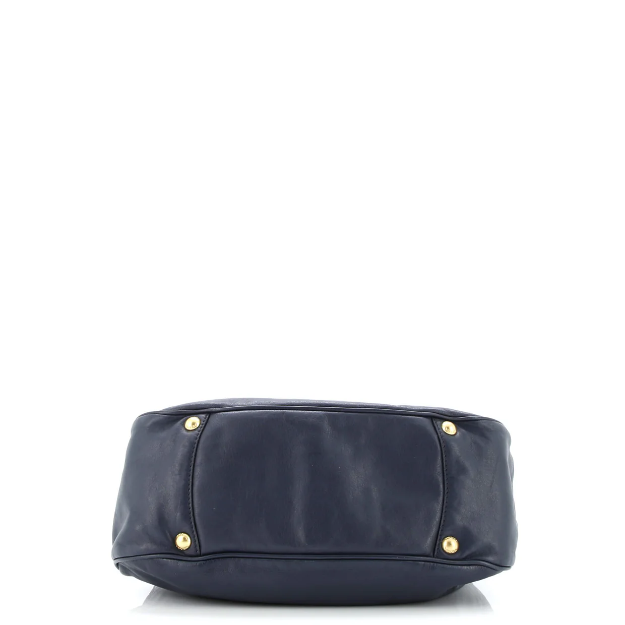 Zip Top Hobo Vitello Daino Medium - Deep Luxury