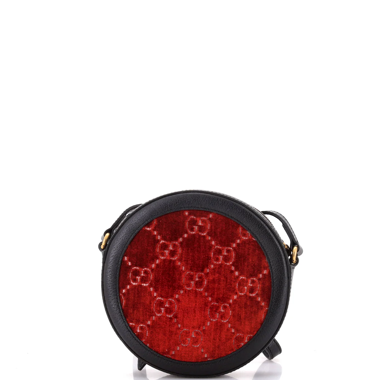 Ophidia Round Shoulder Bag GG Velvet Mini - Deep Luxury