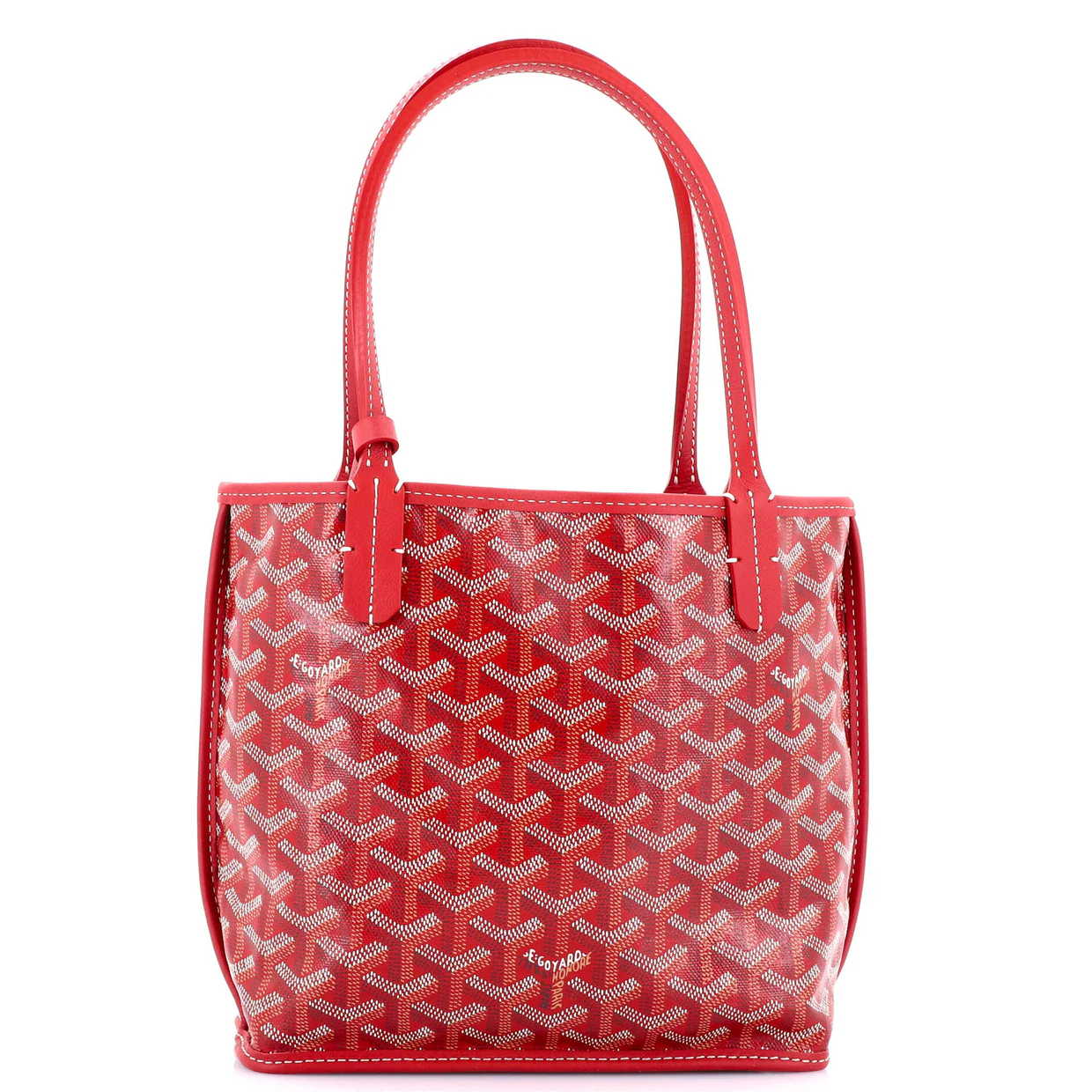 Anjou Reversible Tote Coated Canvas Mini - Deep Luxury