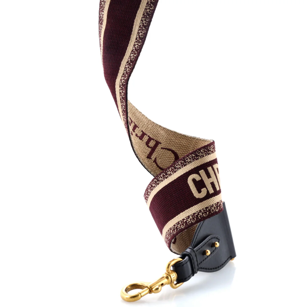 Logo Shoulder Strap Embroidered Canvas - Deep Luxury