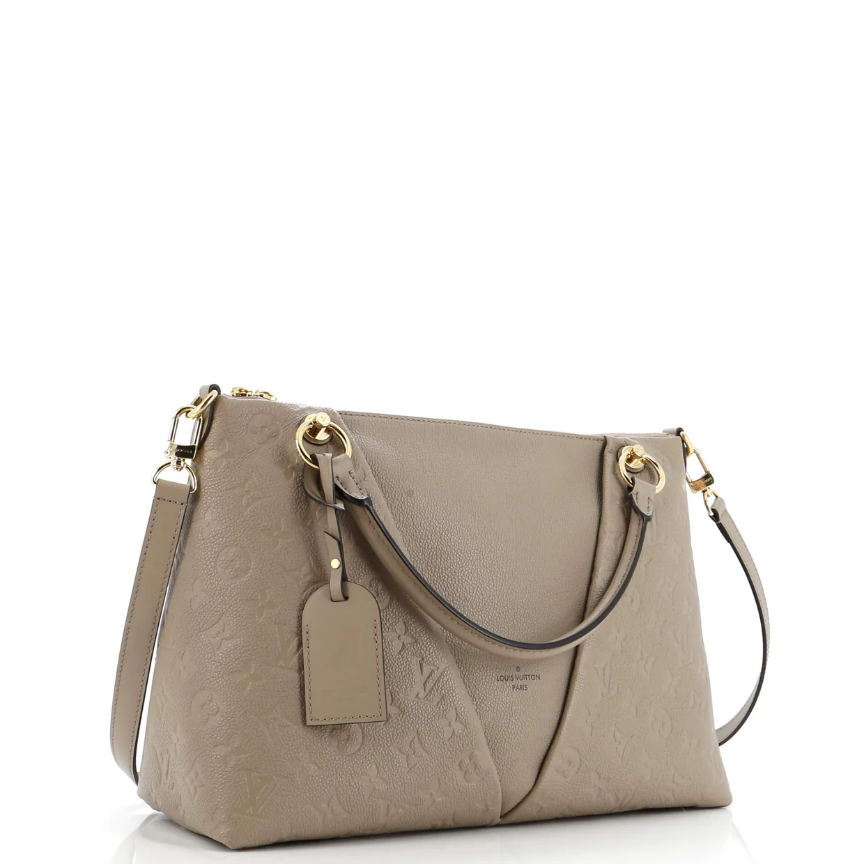 V Tote Monogram Empreinte Leather MM - Deep Luxury