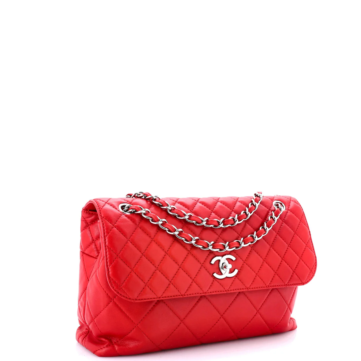 In The Business Flap Bag Quilted Calfskin Maxi - Deep Luxury