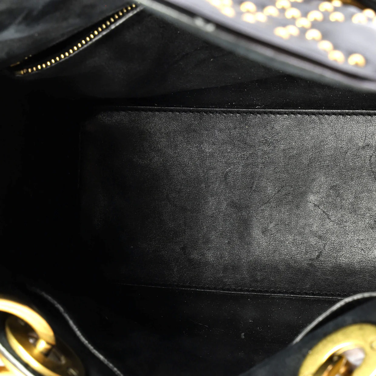Supple Lady Dior Bag Cannage Studded Lambskin Small - Deep Luxury