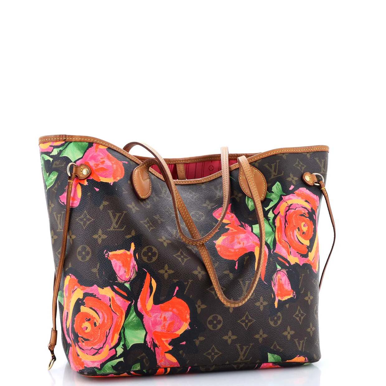 Neverfull Tote Limited Edition Monogram Roses MM - Deep Luxury