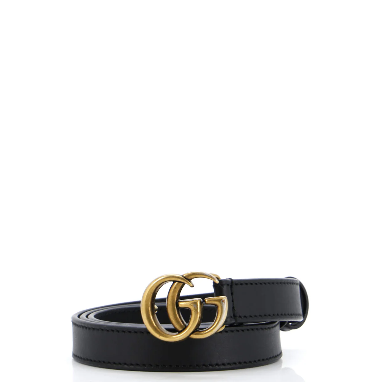 GG Marmont Belt Leather Thin 55 - Deep Luxury