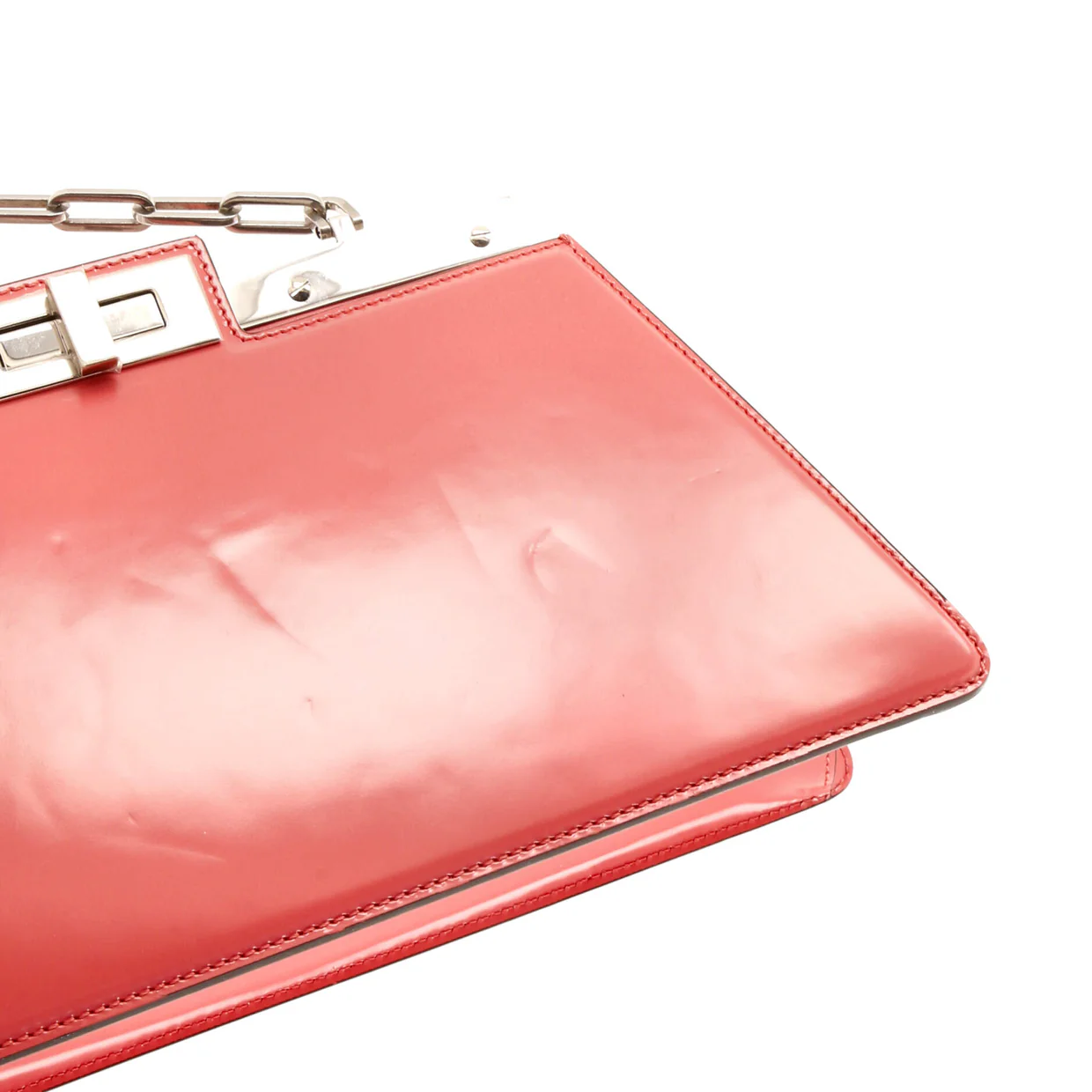 Peekaboo Cut Bag Leather Medium - Deep Luxury