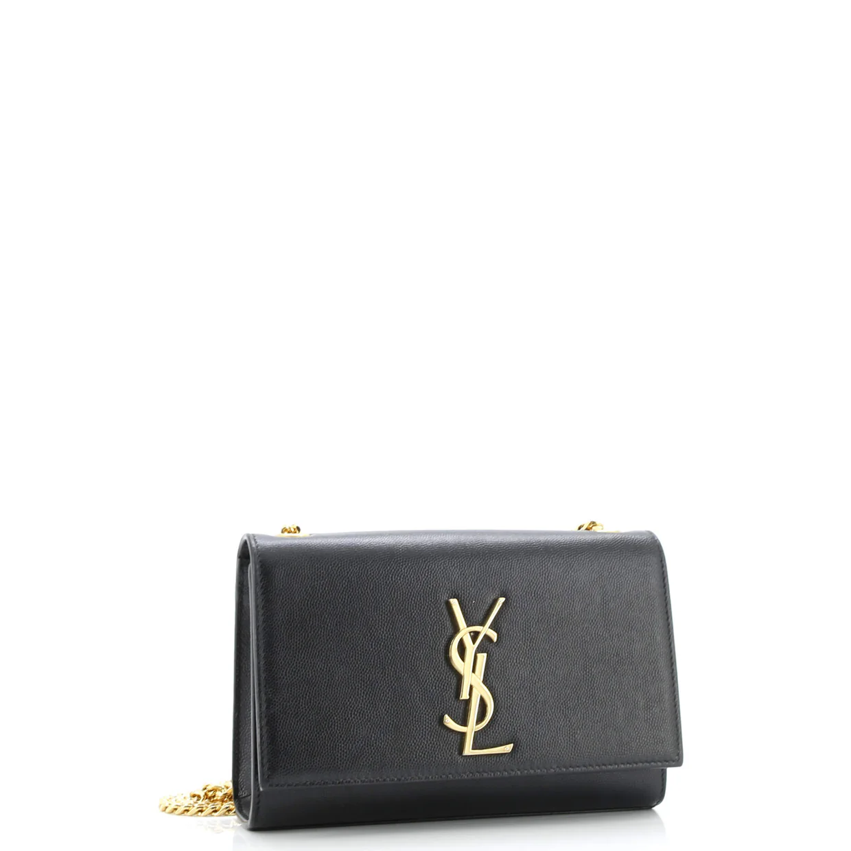 Classic Monogram Crossbody Bag Grainy Leather Small - Deep Luxury