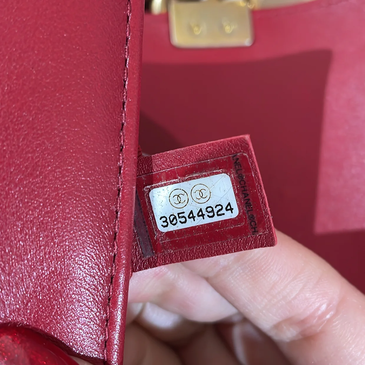 Logo Top Handle Boy Flap Bag Quilted Calfskin Old Medium - Deep Luxury