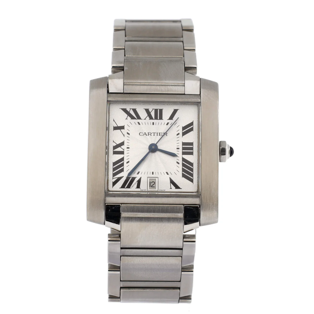 Tank Francaise Automatic Watch Stainless Steel 28 - Deep Luxury