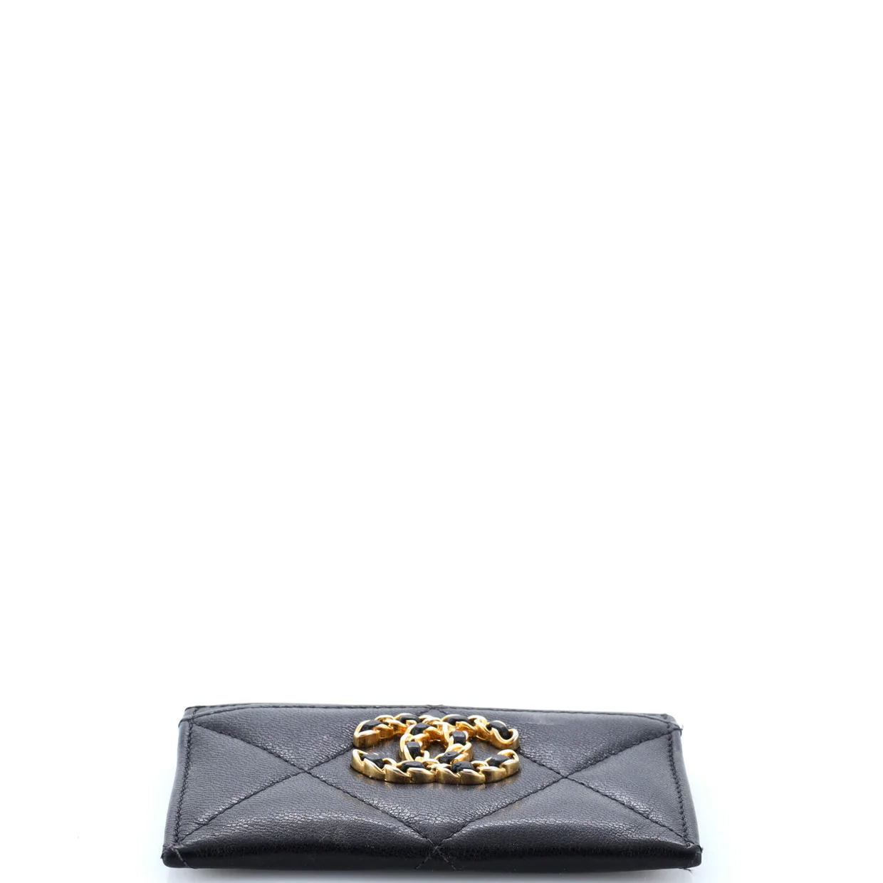 19 Card Holder Quilted Leather - Deep Luxury