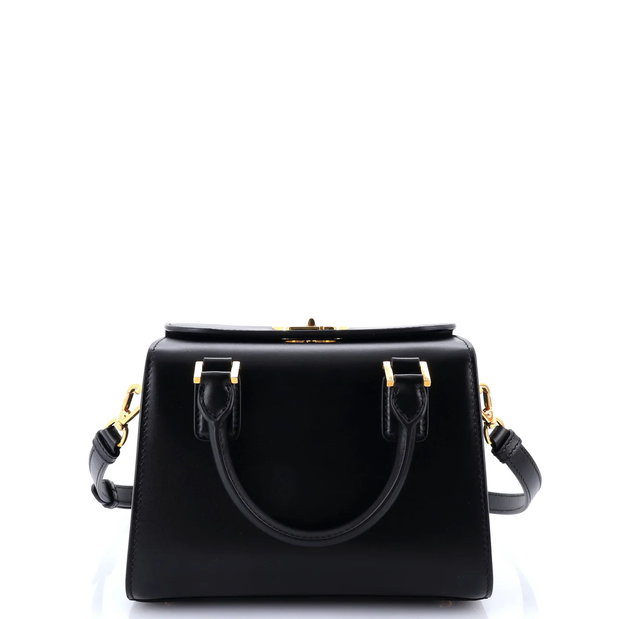 New Line Boston Bag Leather Small - Deep Luxury