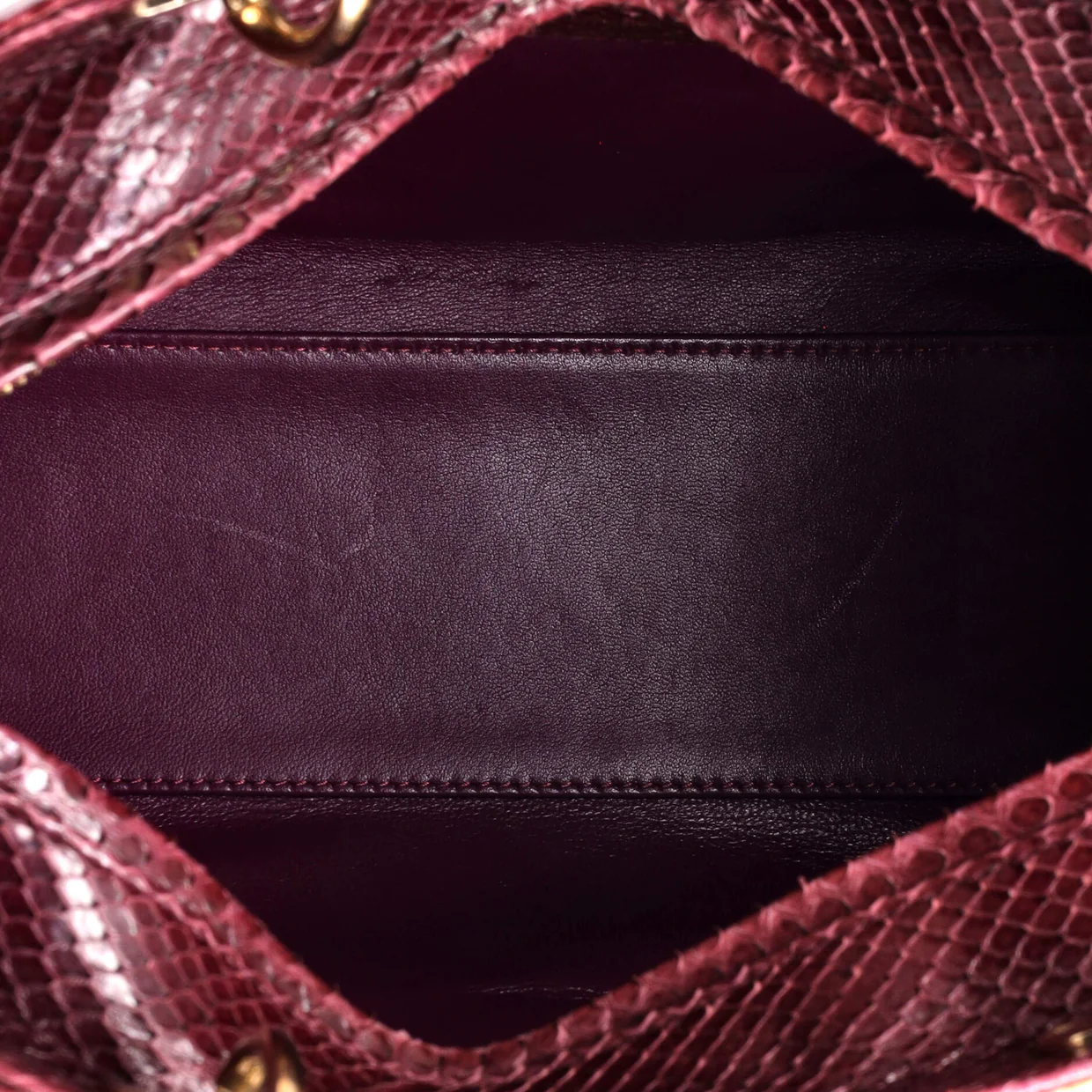 Lady Dior Bag Python Large - Deep Luxury